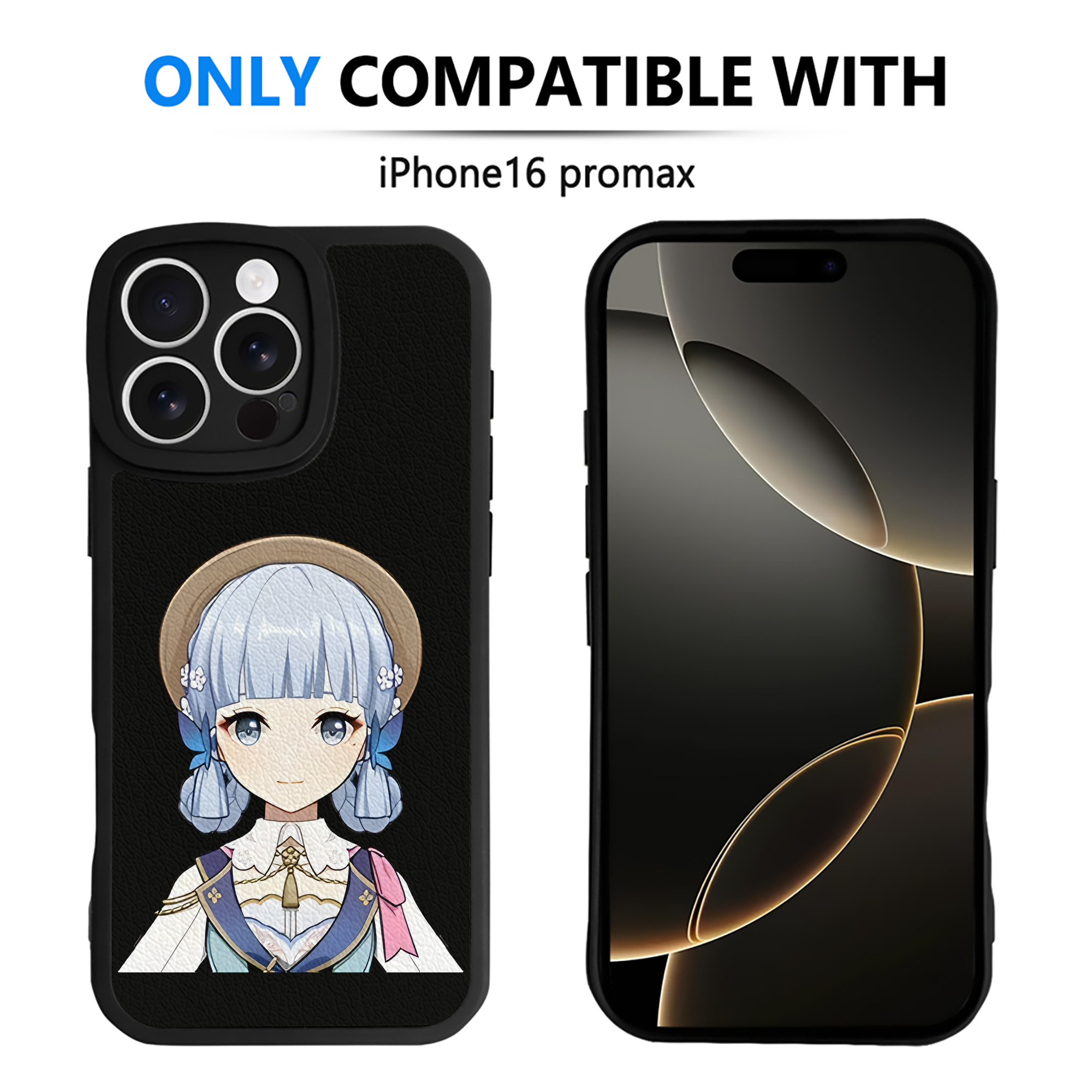 げんし神 神里綾華 神宮寺レン genshin Kamimiya Ren 【iPhone 16シリーズ対応】シリコンスマホケース（レザー調） 材質：シリコン